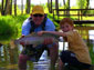 Share new fishing memories with your family on the Elk River at Marabou Ranch